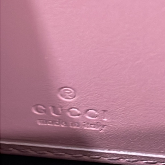 SOLD‼️Authentic Guccisima Pink Leather Zippy Wallet💓 - Picture 13 of 15